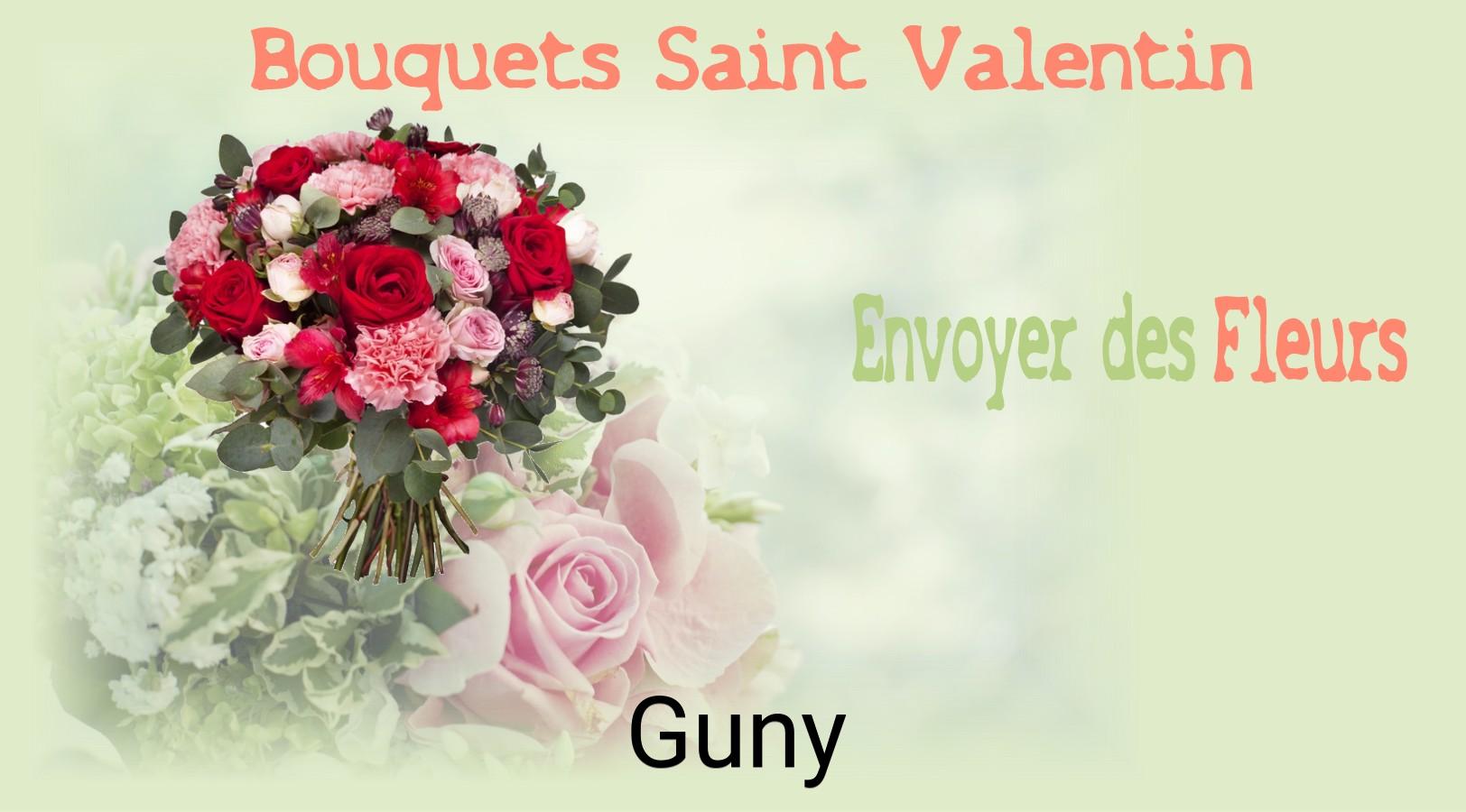 Roses de Saint-Valentin livrées à Guny